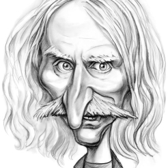 POLISH CABARET SCENE - caricature series